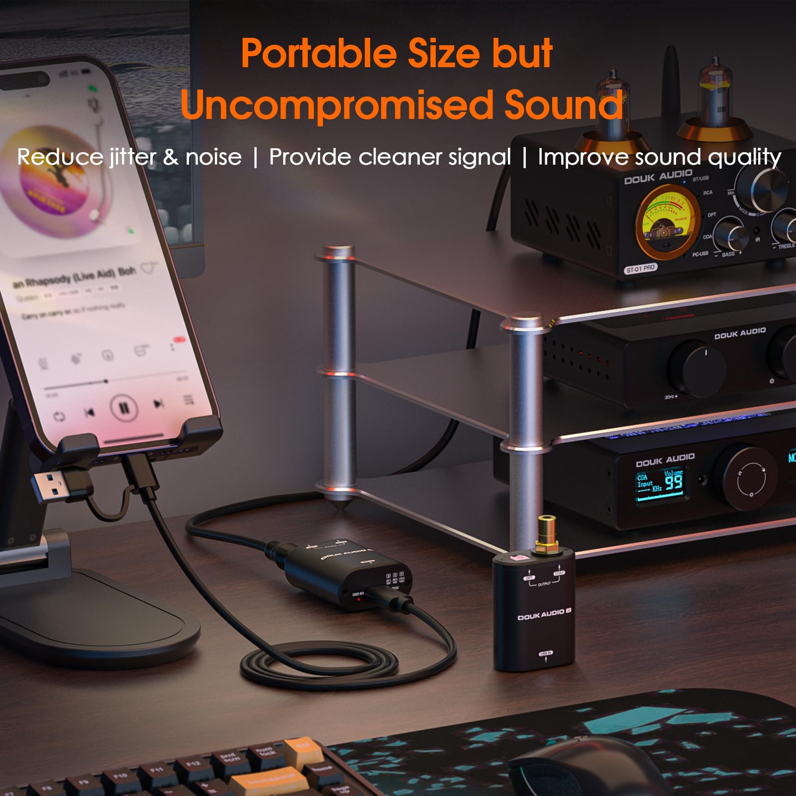 Nobsound Mini USB do SPDIF Konwerter Sygnałowy Interfejs Audio Koastalny / Optyczny PCM / Dolby AC3 / DTS 24bit / 192kHz PNP Podłącz i Używaj