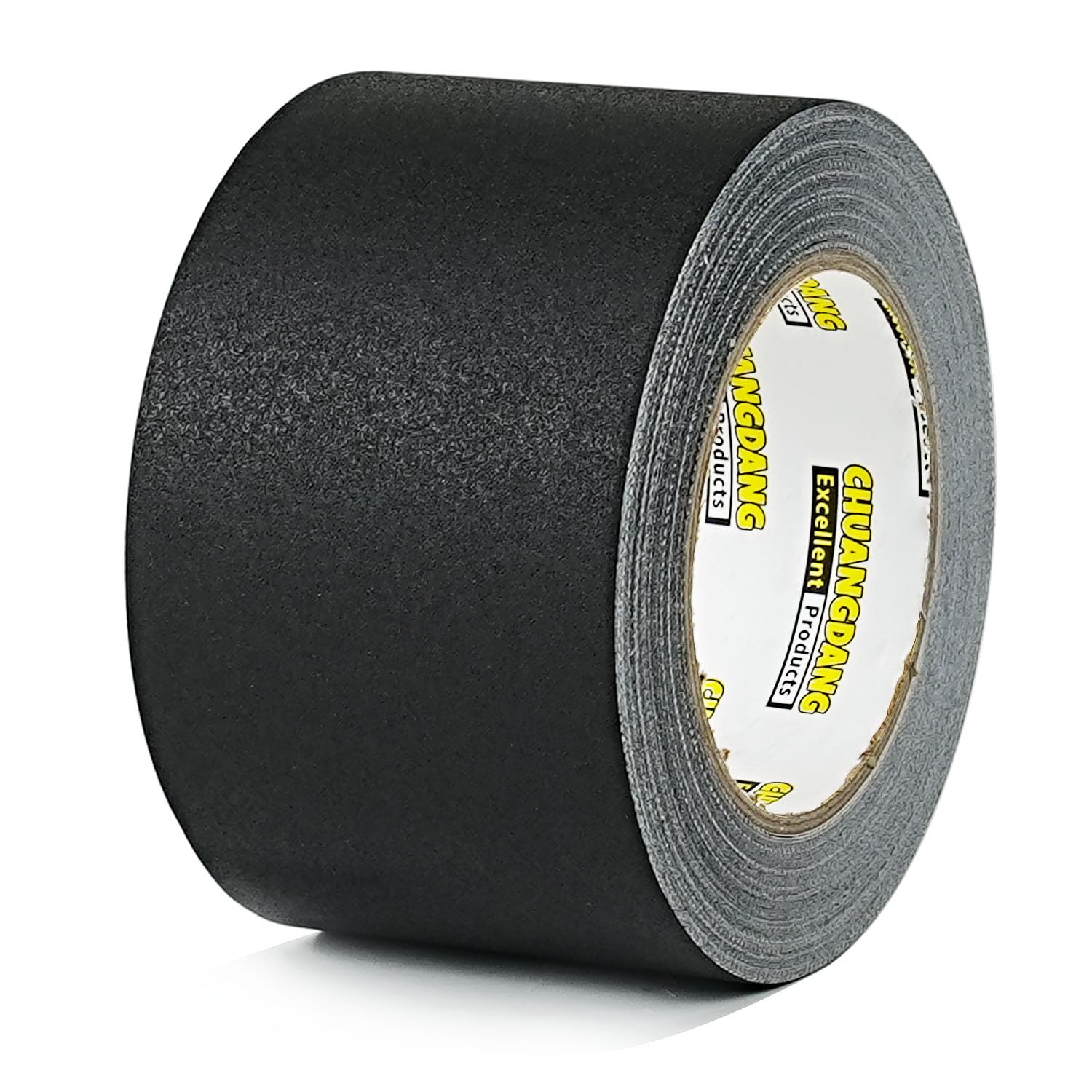 CHUANGDANG 1-Pack Black Gaff Tape,3 inch x 30 Yards,Black Gaffers Tape,Matte Gaffer for Stage,Studio, Wire Finishing,Photography,No Residue,Non Reflective,Easy Tear