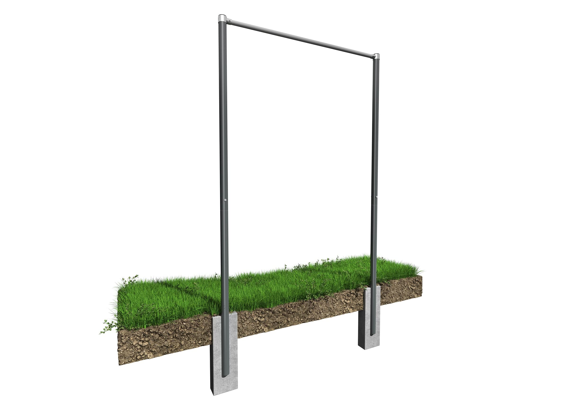 Outdoor Kraftstation Klimmzugstange Barren Dipstation Pull Up Bar Raupenstange Leiter Sprossenwand Stangen Draußen Bis 250 kg ZO7-60