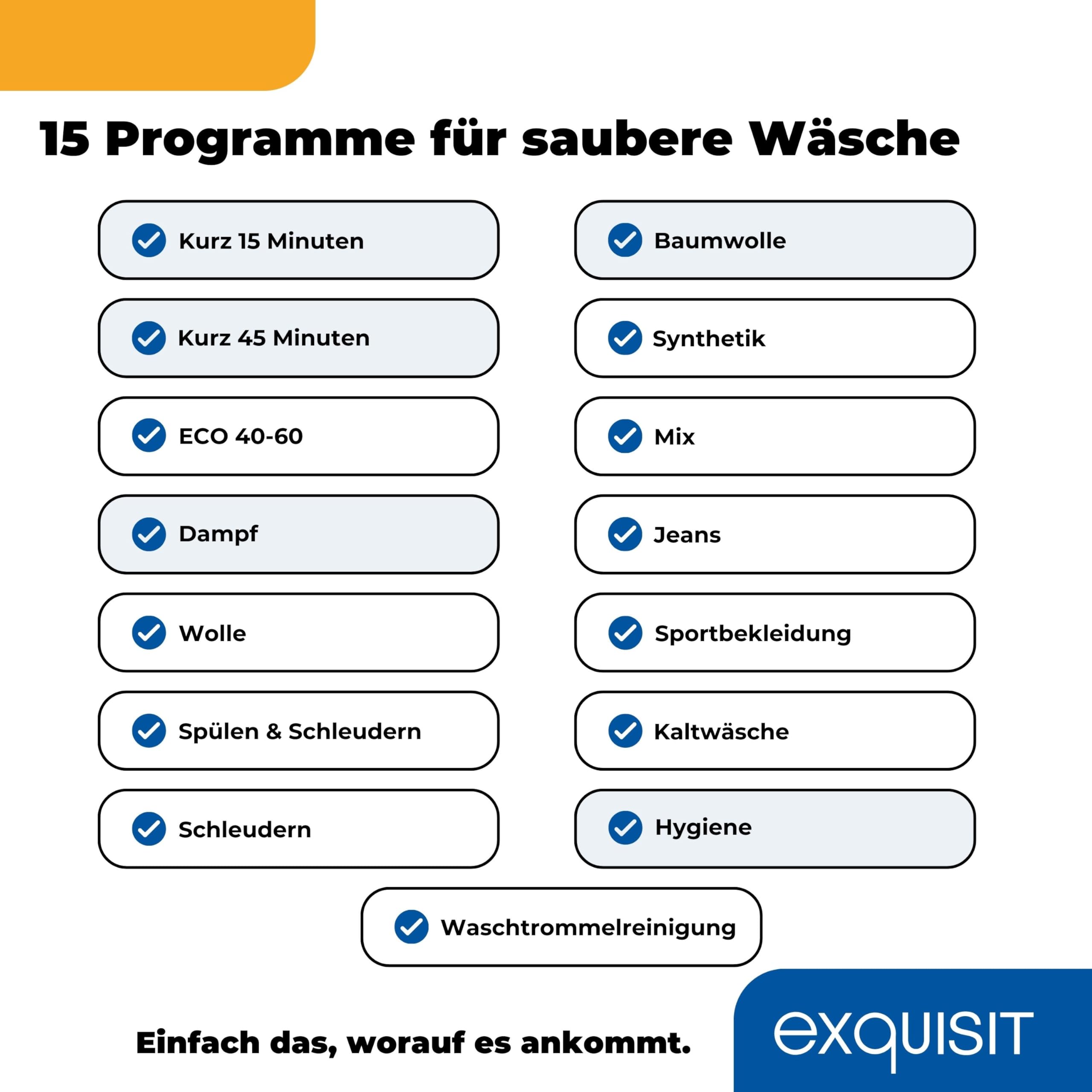 Exquisit LTO1207-030A Toplader Waschmaschine 7,5kg, 1200 U/Min, Weiß | Energieklasse A - Schmale Waschvollautomat - 15 Programme - Startzeitvorwahl & Kurzprogramm - LED-Anzeige