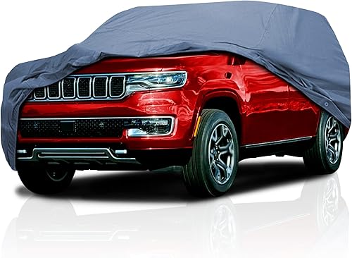 Supreme - Funda para automóvil SUV, para Jeep Grand Cherokee SRT 2018-2021, SUV, 4 puertas, impermeable, cobertura completa, protección contra