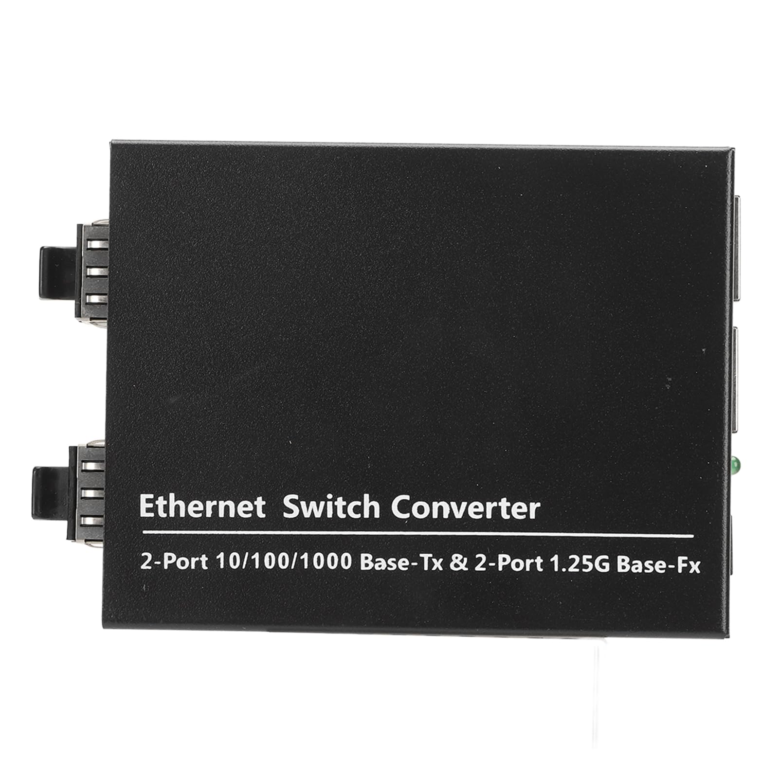 WINH Émetteur-récepteur de fibre, convertisseur de médias Ethernet port RJ45 jusqu'à 120 km pour la maison (prise européenne)