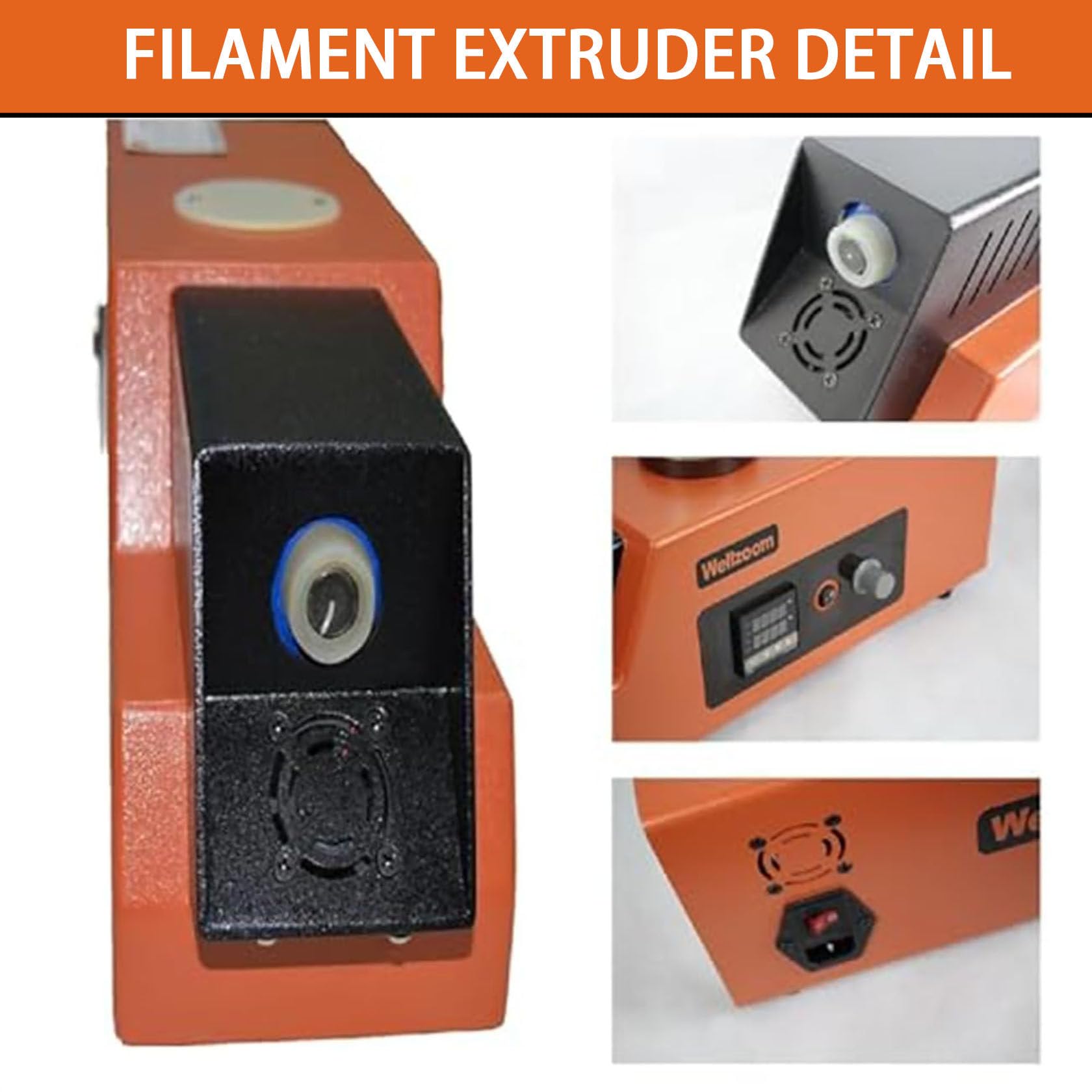 Machine D'Extrusion De Filament 3d De Bureau, Extrudeuse-Recycleuse De