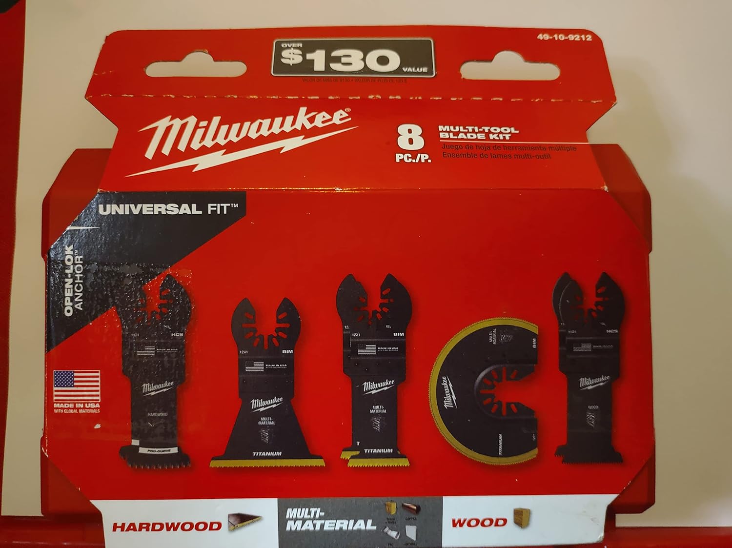 Oscillating MultiTool Blade Kit (8Piece)
