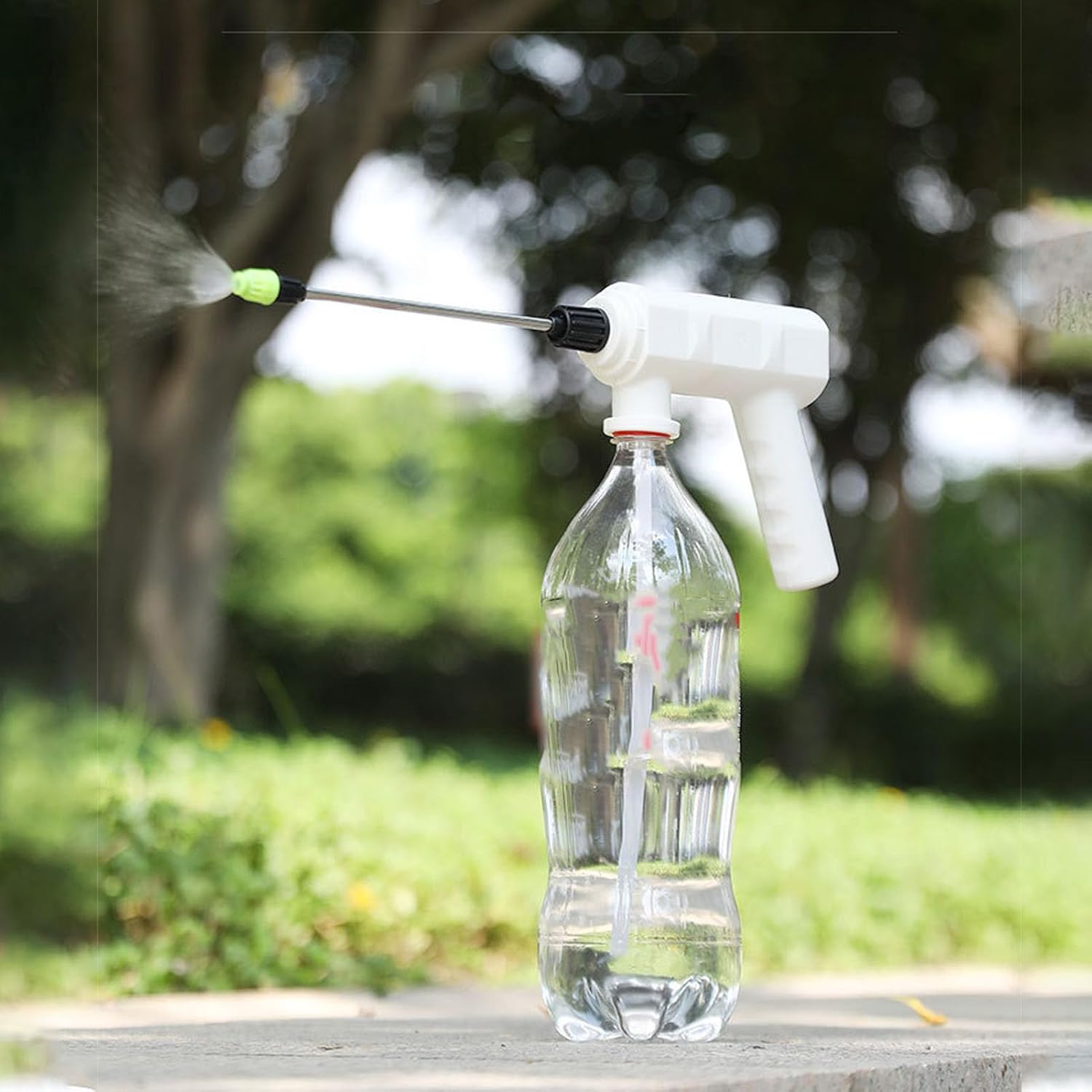 Electric Plant Sprayer Spout, Handheld Automatic Watering Sprayer Head with Spray Bar, Battery Powered USB Rechargeable Electric Spray Bottle for Home Garden(A)