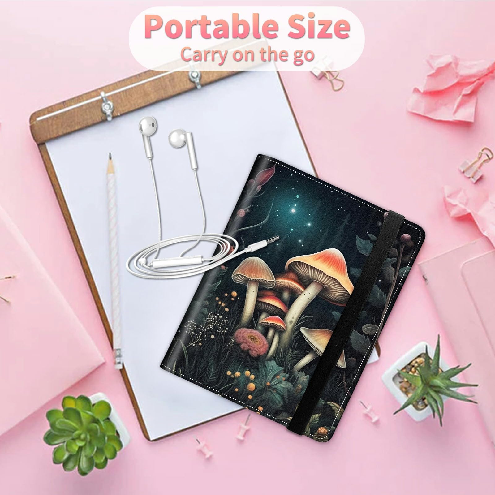 Album fotograficzny z grzybami 120 x 120 kieszeni mocna gumka mini małe albumy folder ochronny liść na zdjęcia album rodzinny ślub rocznica