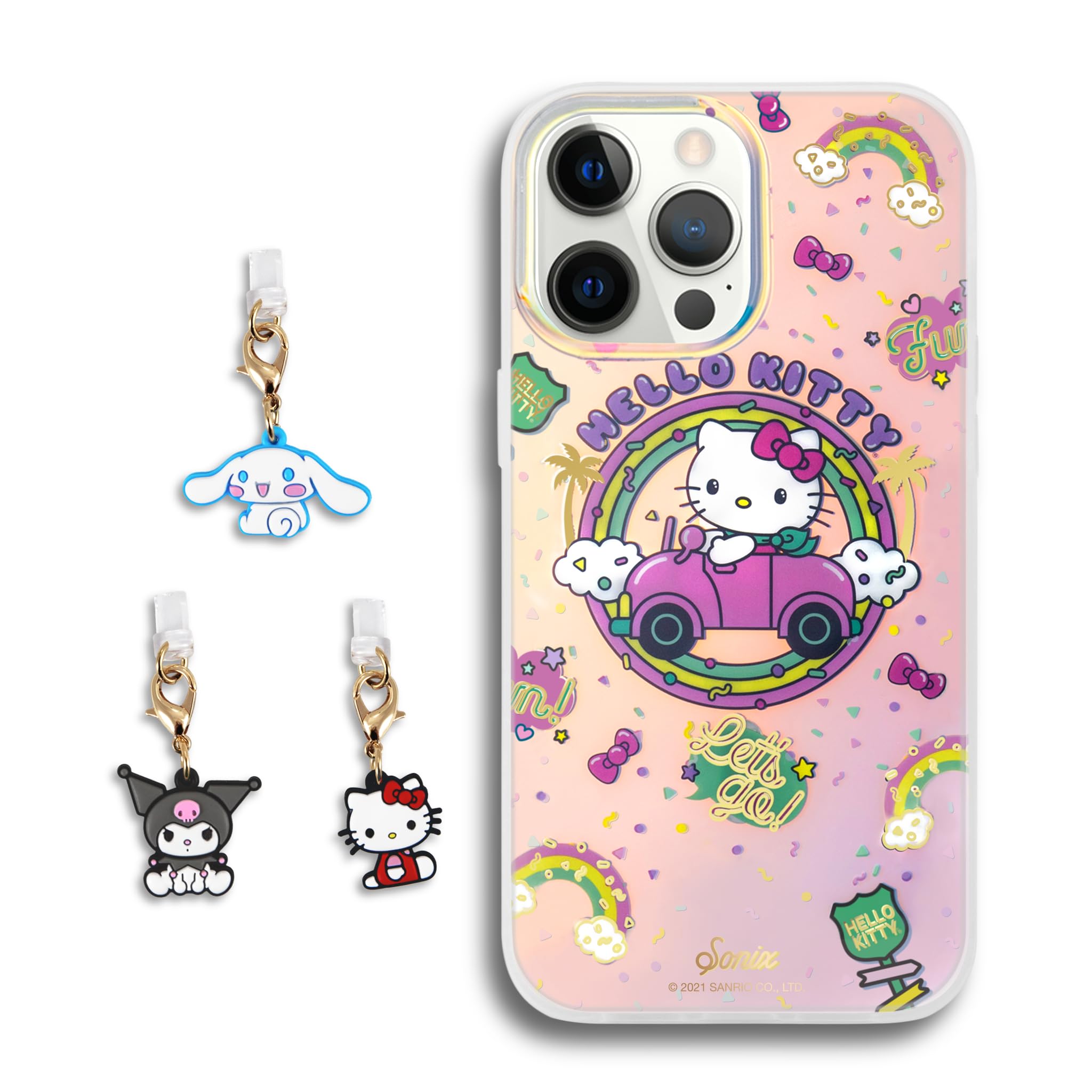 Amazon.com: Sonix x Sanrio Case + Charging Port Charms (Hello