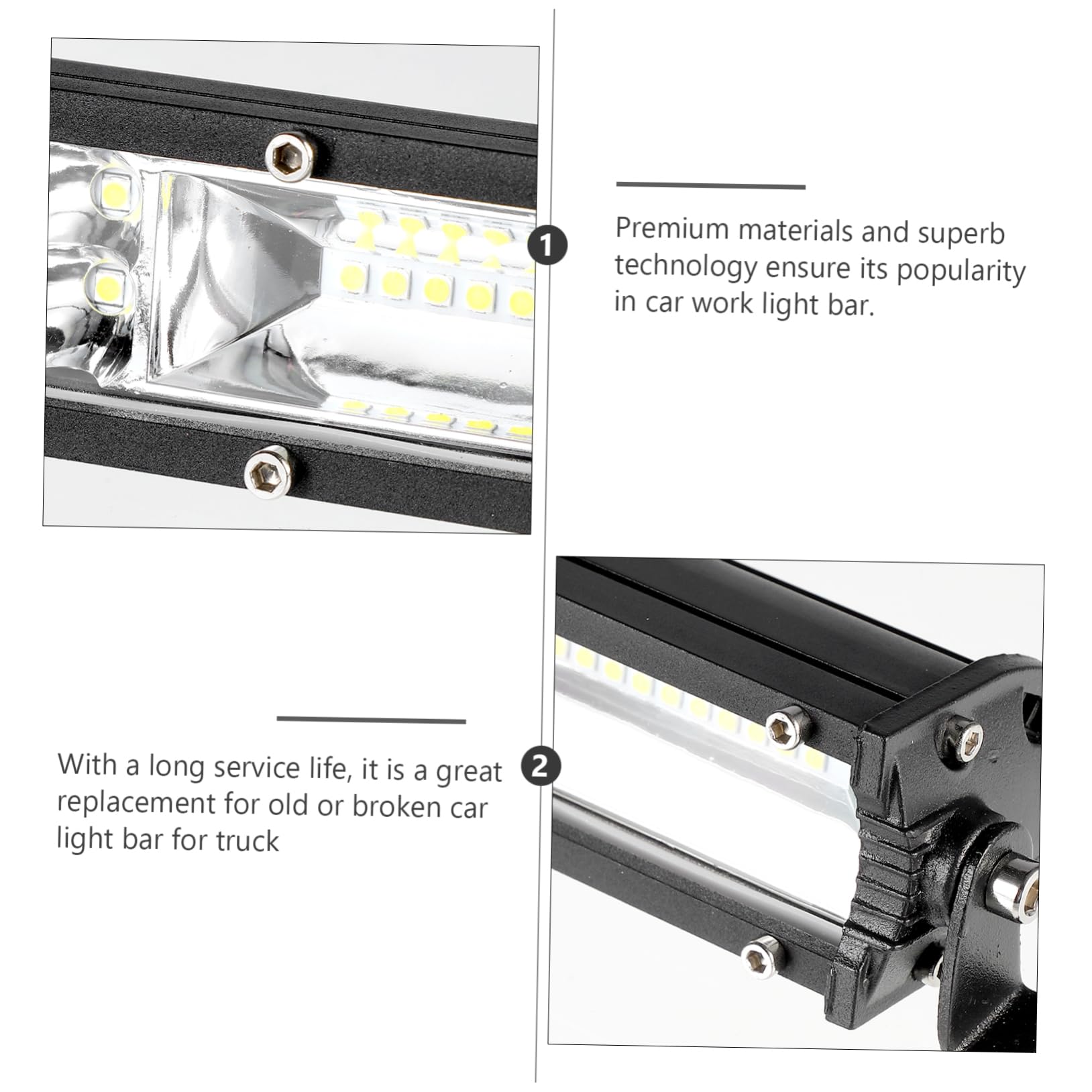 PRETYZOOM Barra LED per Off Road e Veicoli Luce Lavoro per Camion Suv Atv Design e Flessibile Performance