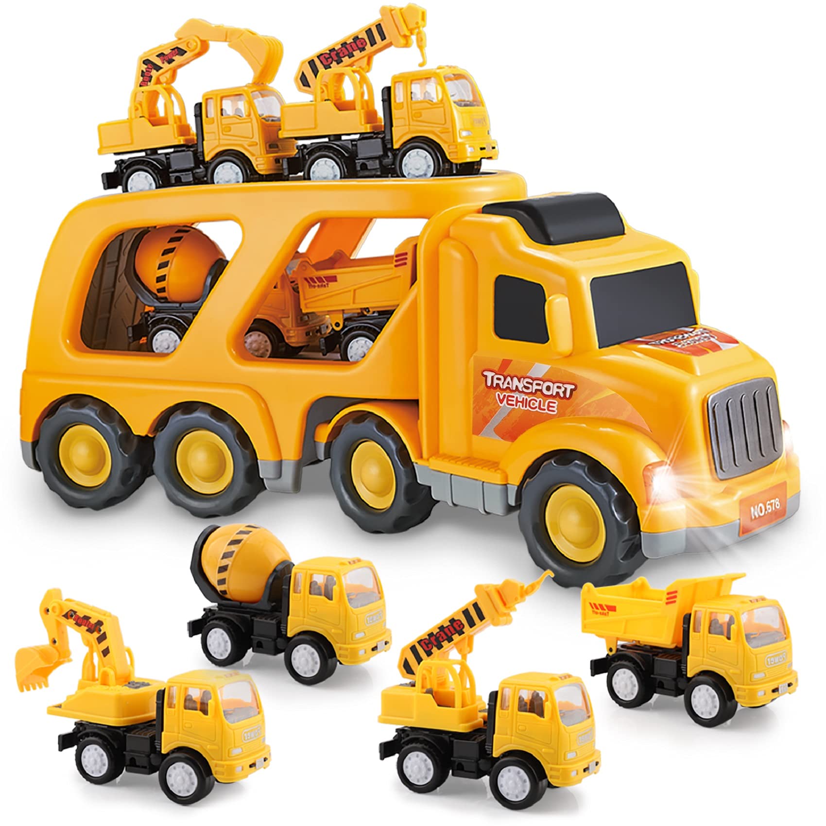 Buy Construction Truck Toys for 3 4 5 6 Years Old Toddlers Kids Boys