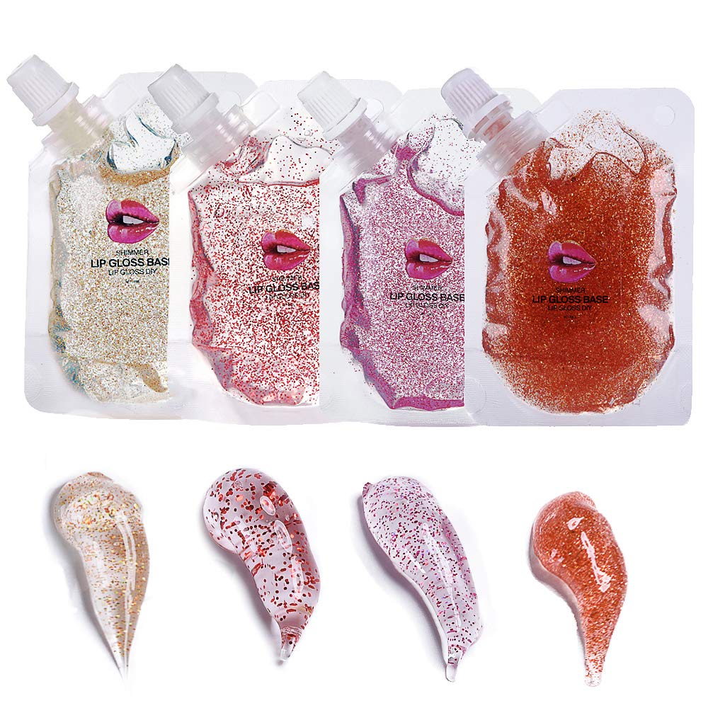 DAGEDA Lip Gloss Base 4 Colors, DIY Homemade Mauritius Ubuy