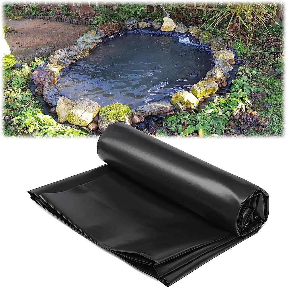 Bâche de piscine et bassin 2x4m flexible pour aménagement paysager et jardinier