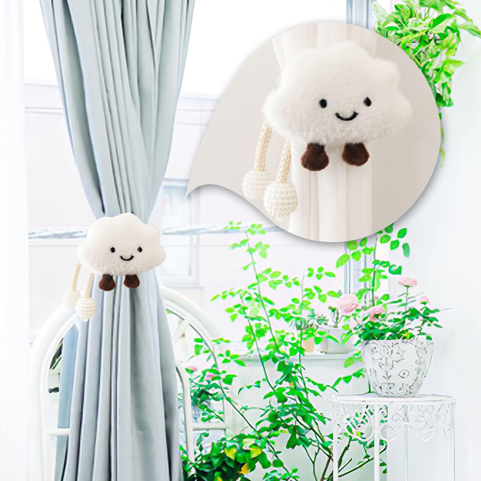 Cinghie per Tende da Nuvola, 2 Pezzi, Decorazione Camera Bambini, Cartone Animato, Accessori