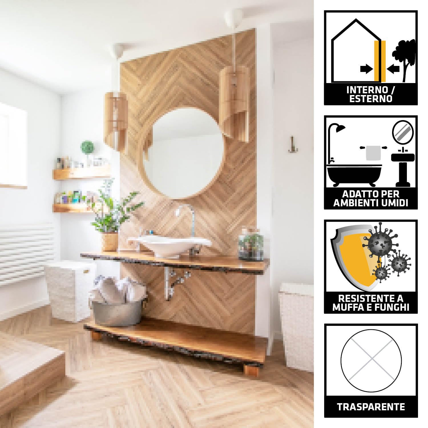 Sika - Sikasil C, Trasparente - Sigillante siliconico multiuso per applicazioni in bagni e cucine - Resistente a raggi UV, funghi e muffa - 300ml