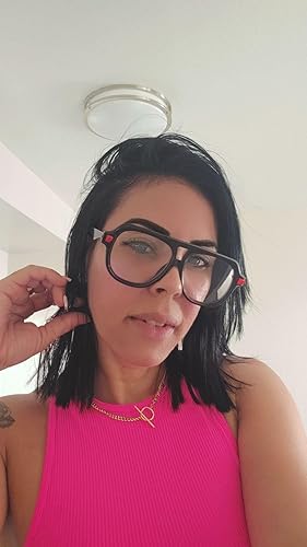 Miniatura 3 de FEISEDY Gafas de aviador con montura para mujeres y hombres, con bloqueo de luz azul, antideslumbrantes, B0039