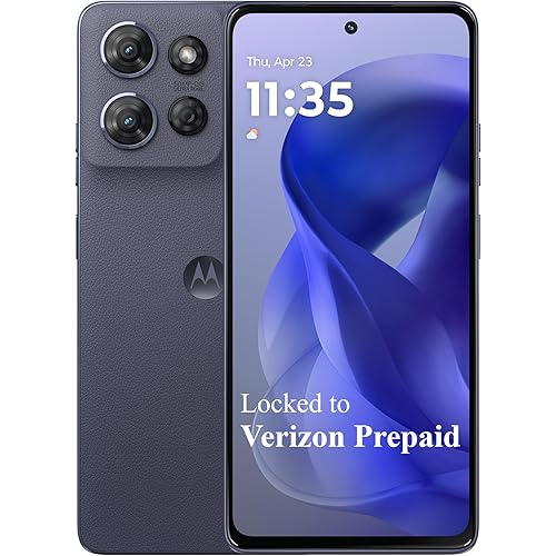 Verizon Prepaid Motorola Moto g Power 2025, 128GB, 50MP Camera, 5G Android Smartphone, 6.6" 90Hz Display, Multi-Day Battery - Locked to Verizon - Cosmic Black