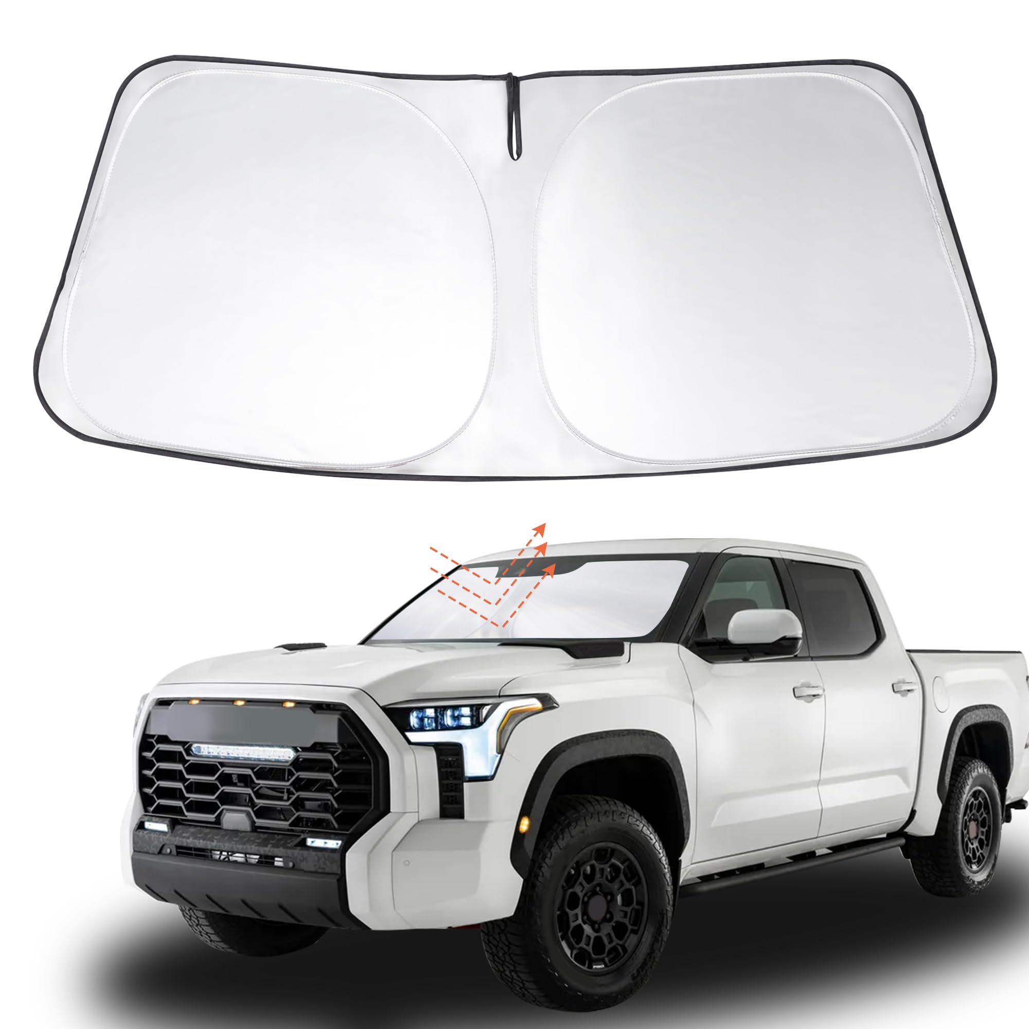 Windshield Sun Shade Sunshade for 2022-2025 2026 Toyota Tundra