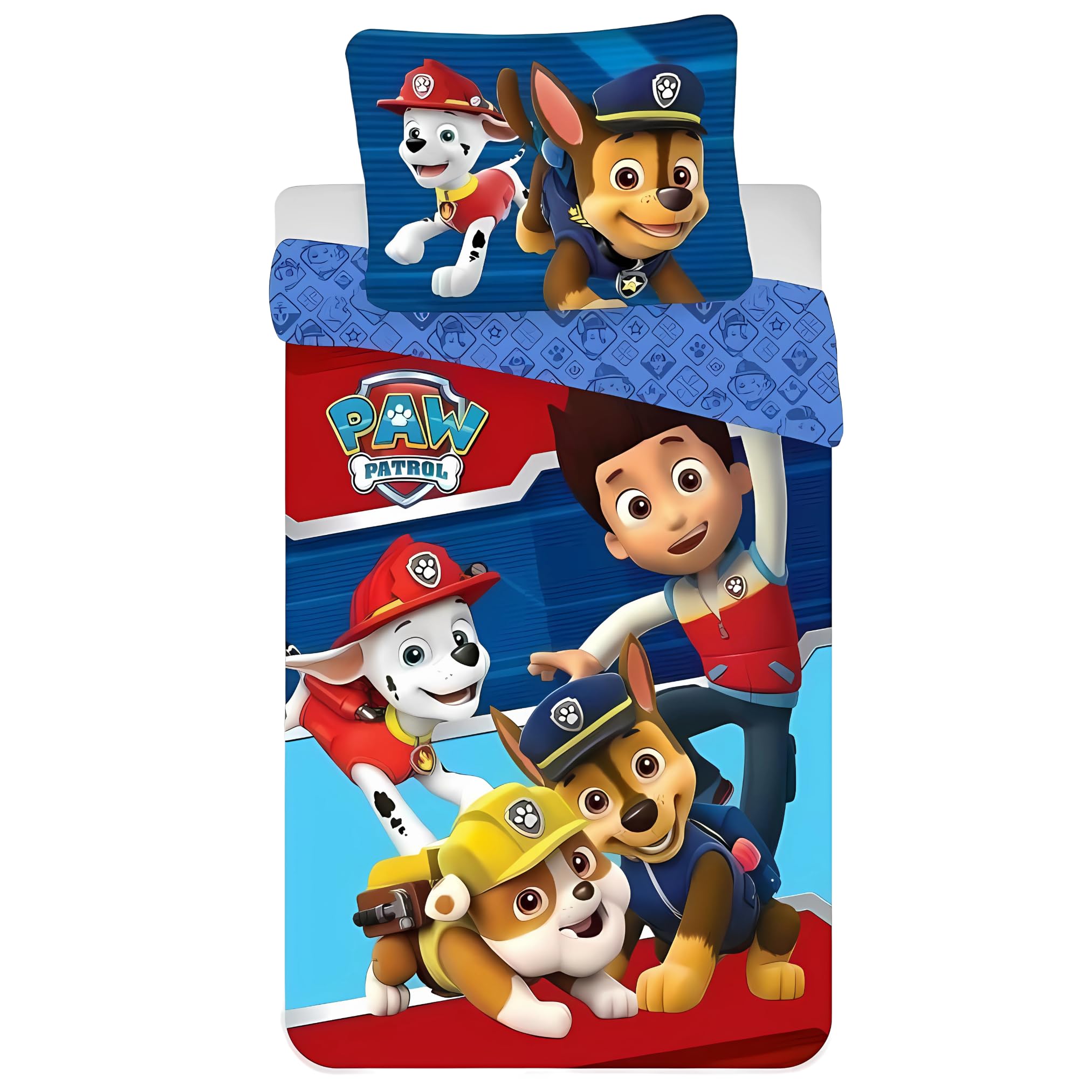 Disney Home Frozen 2 Sisters bedrukte beddengoedset | 100% katoen | Oeko-Tex | dekbedovertrek voor eenpersoonsbed meisje 140 x 200 cm kussensloop 63 x 63 cm | blauw