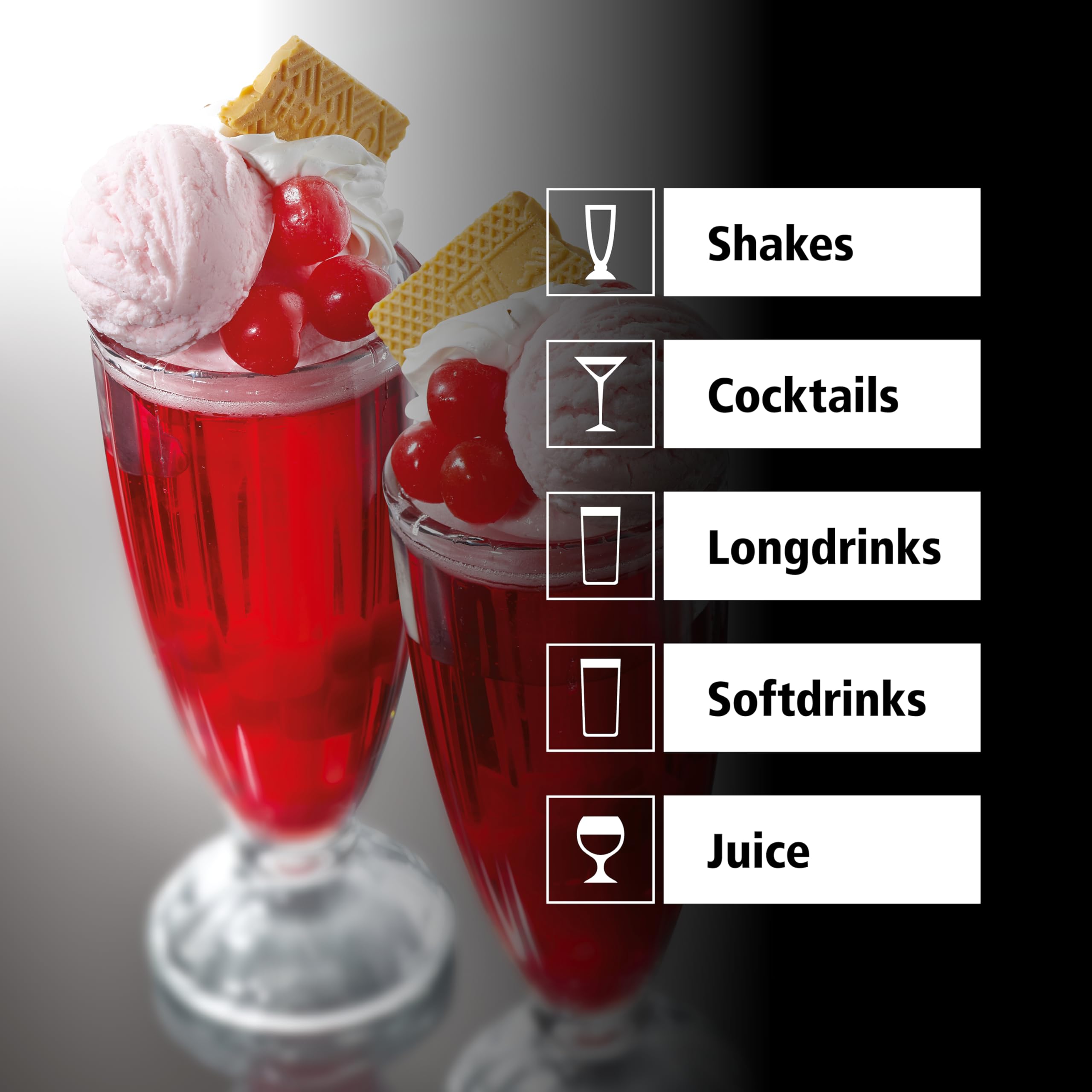 LIBBEY 70834 Sodaglas/Trinkglas "FOUNTAINWARE", 355 ml, 24er Set