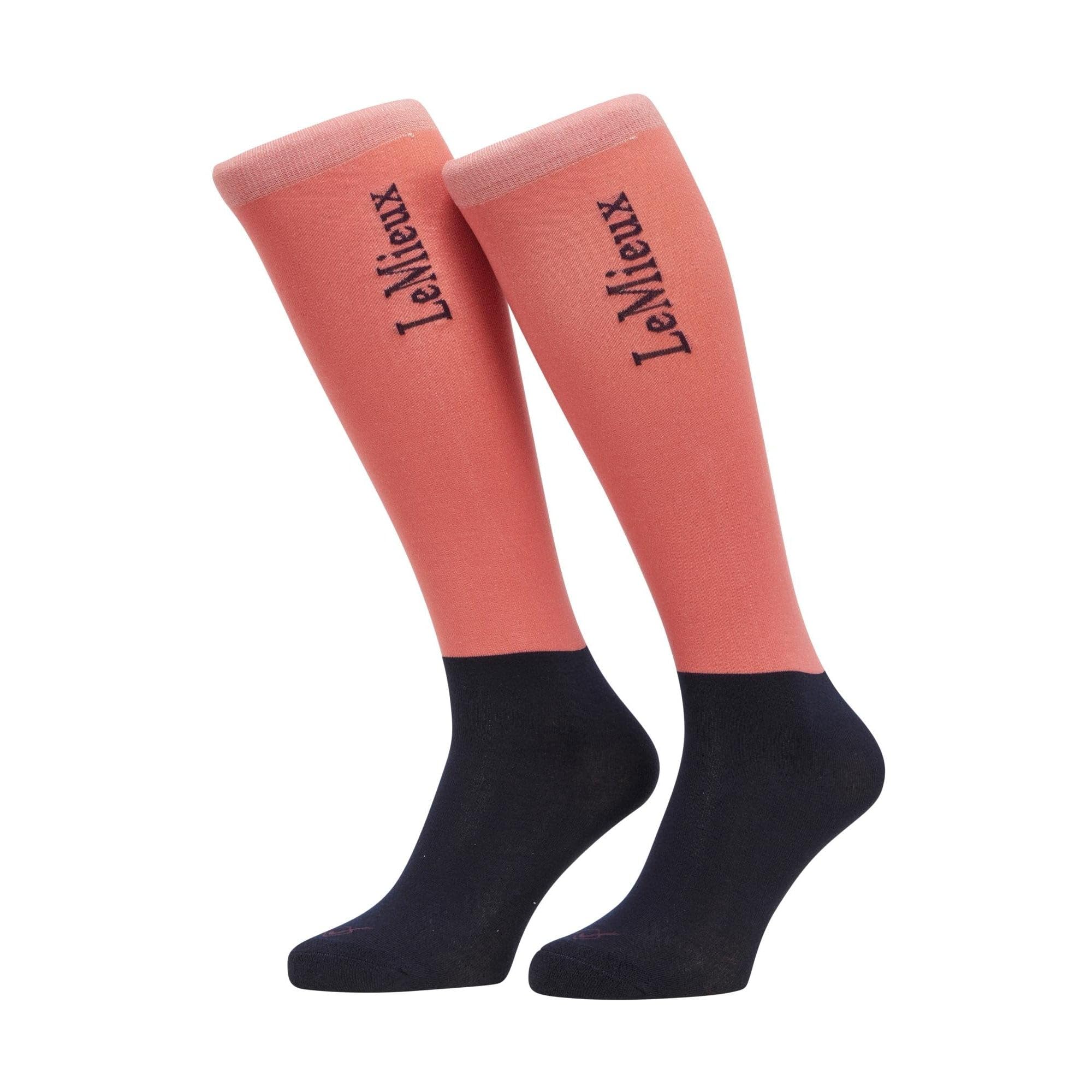 Lemieux Pink Competition Socks 2 Pack - Cranberry