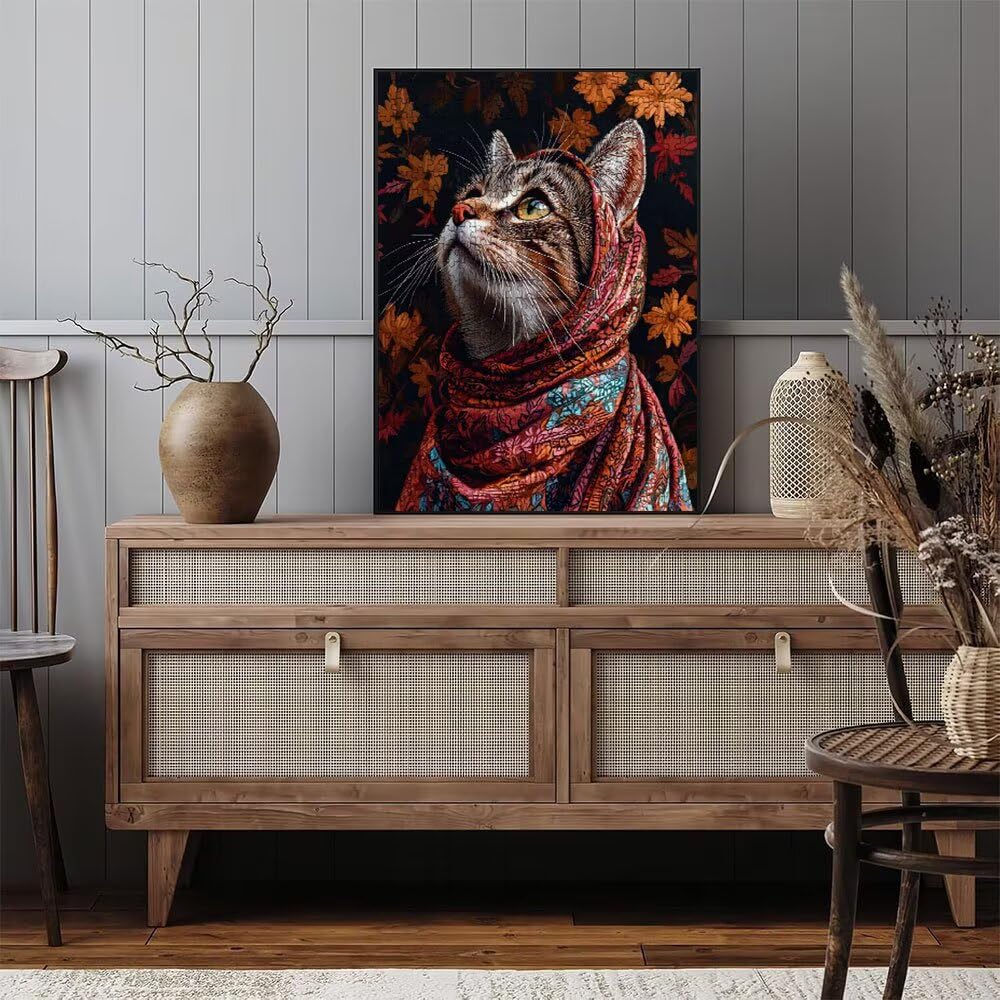 Puzzle 5000 Teile Erwachsene, Jigsaw Puzzle Erwachsene 5000 Teile, Katzentuch Puzzles, Impossible Klassische Puzzles, Herausfordernde Familie Aktivität Spiele, für Home Decor und Geschenke DX0YL2-650