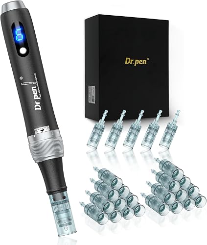 Dr. Pen M7s Stylo Microneedling avec 25 Cartouches pour le Soin de la Peau - 1