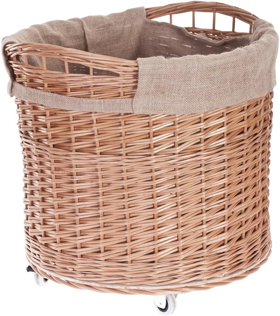 e-wicker24 Alles aus Weide EIN Wagen, EIN Bett für Puppen aus Weide
