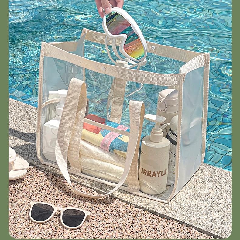 Beach Bag - Mesh Beach Handbag Suitable for Women's Various Holiday Gifts, Suitable for Beach Vacation, Swimming Pool Travel3