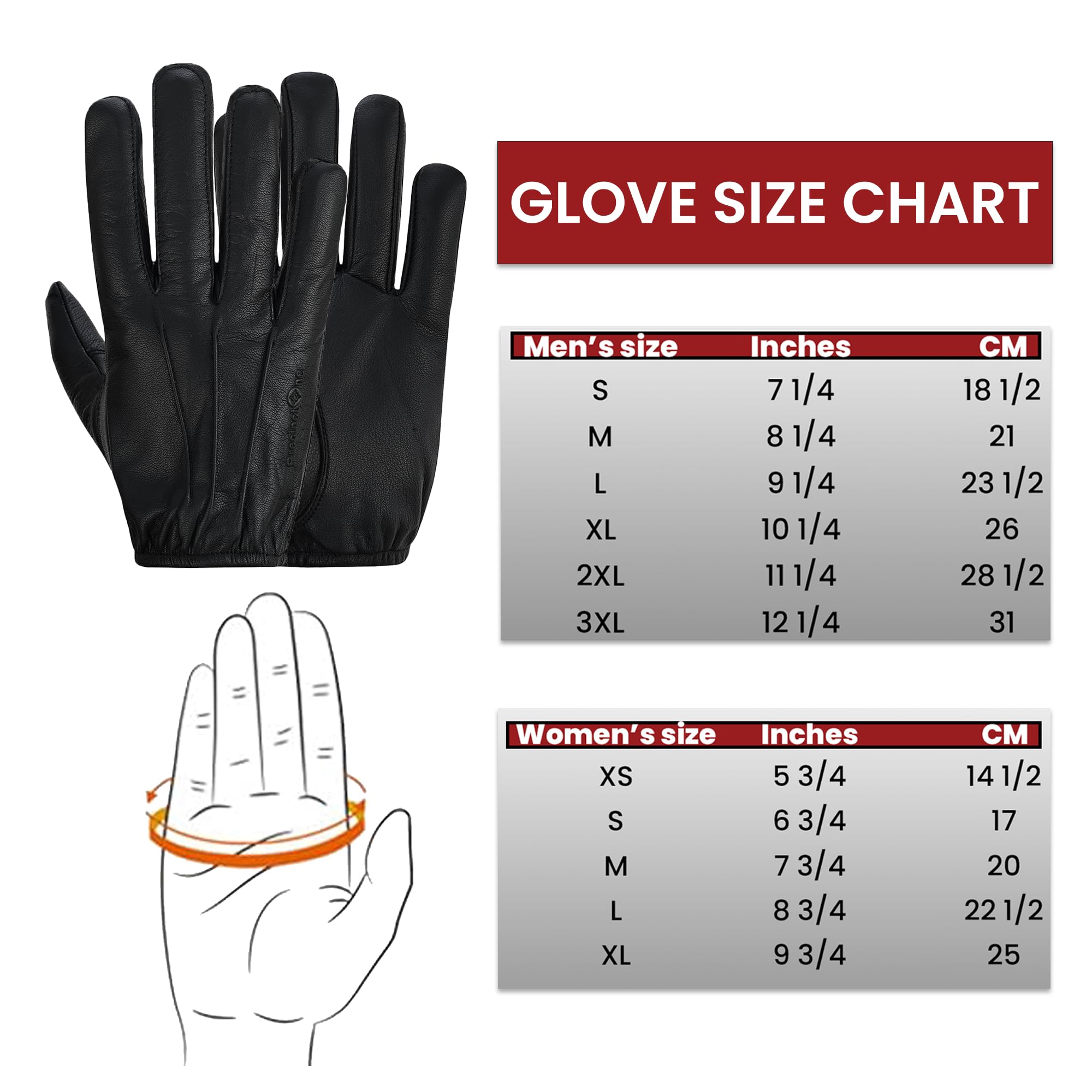 Hugger - Guante de seguridad para hombre con forro de Kevlar, talla XL, color negro