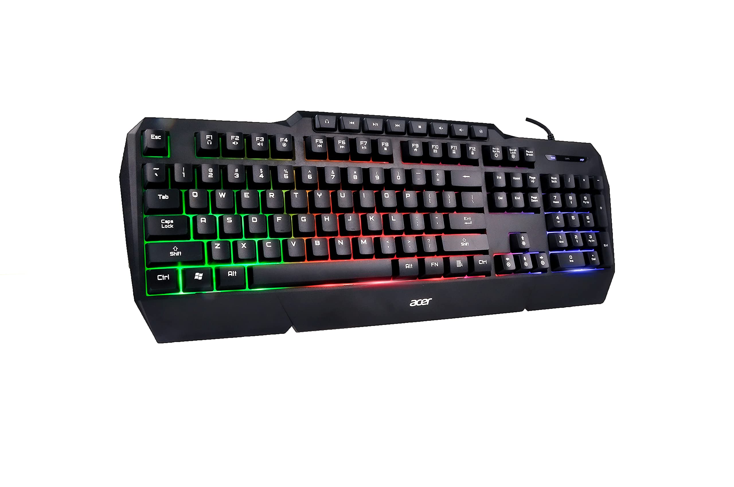 Tastiera Gaming Acer Nitro TKL | Retroilluminata RGB 3 Zone | Anti-Ghosting 19 Tasti | Layout Italiano QWERTY | Per PC E Console - Foto 9