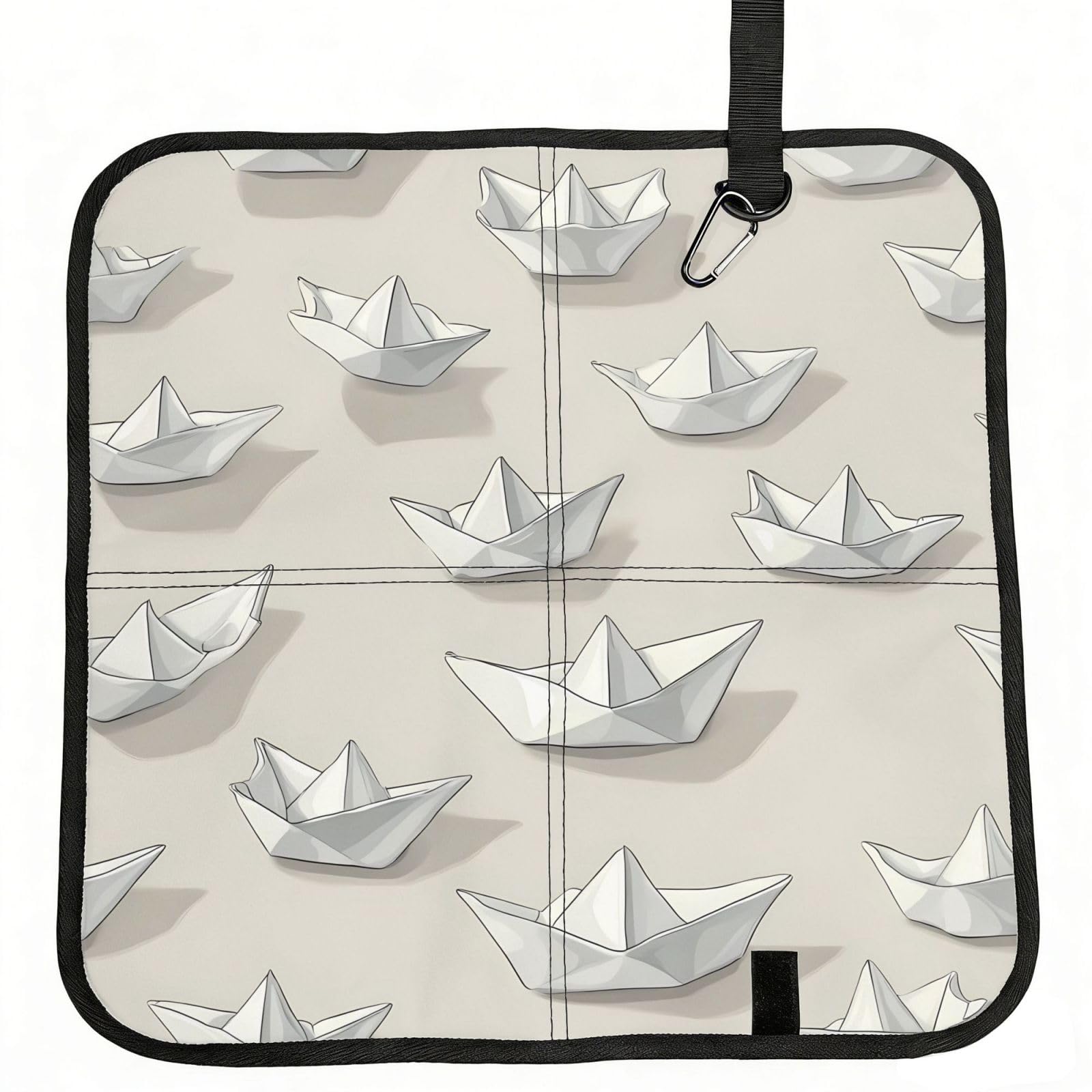 WBQLSL Ideals set sail Foldable Seat Cushion - Portable Stadium Pad with Carabiner for Camping Hiking Picnic Beach