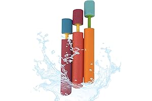 Kids Water Blasters - 3 Pack Foam Shooting Water Blaster Guns for...