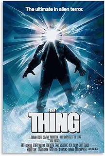 Movie Posters The Thing (1982) Poster Horror Film Vintage Canvas Wall Art Classic Picture Print Painting Room Aesthetic fo...