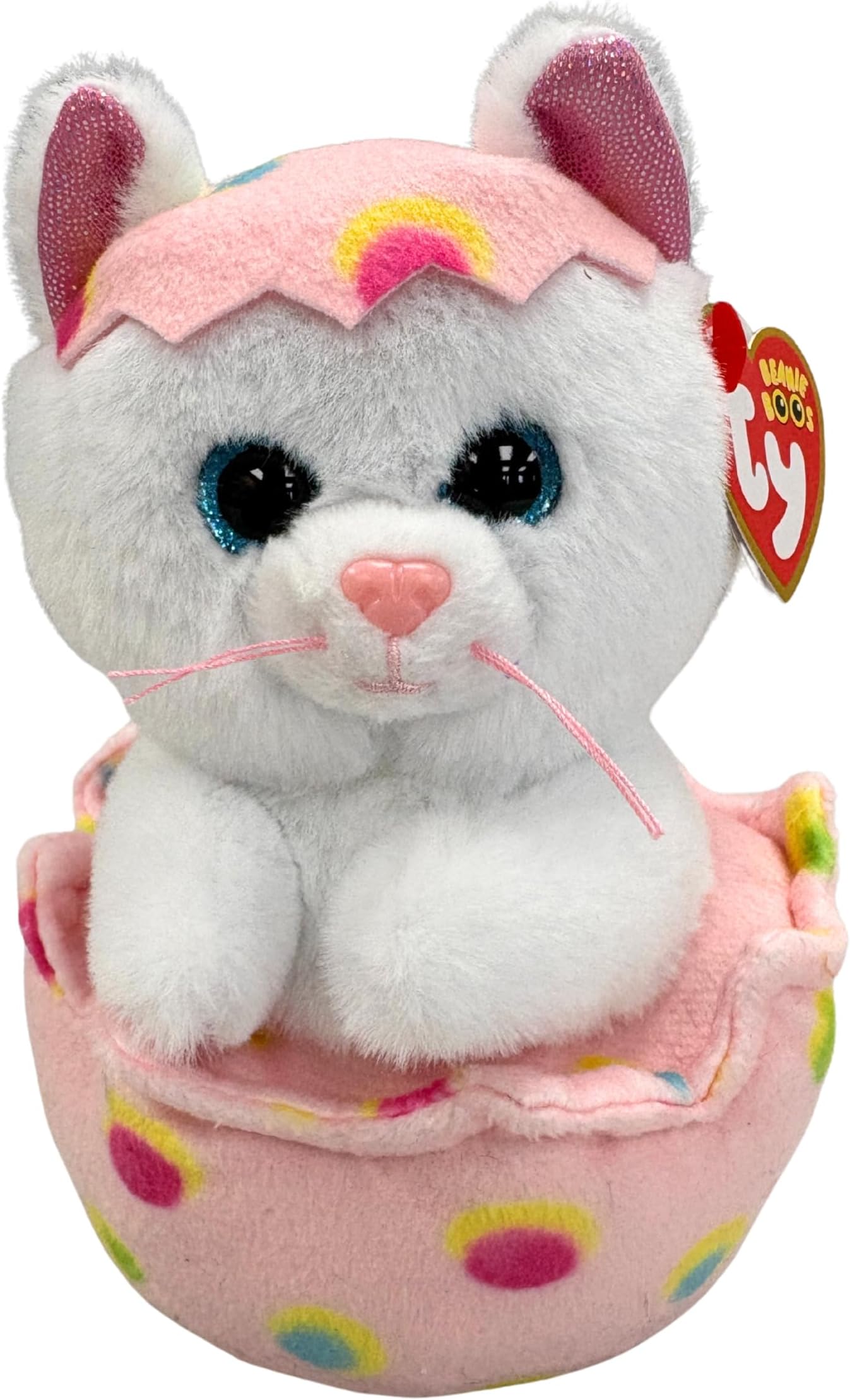 Beanie - Giggles Cat in Easter Egg