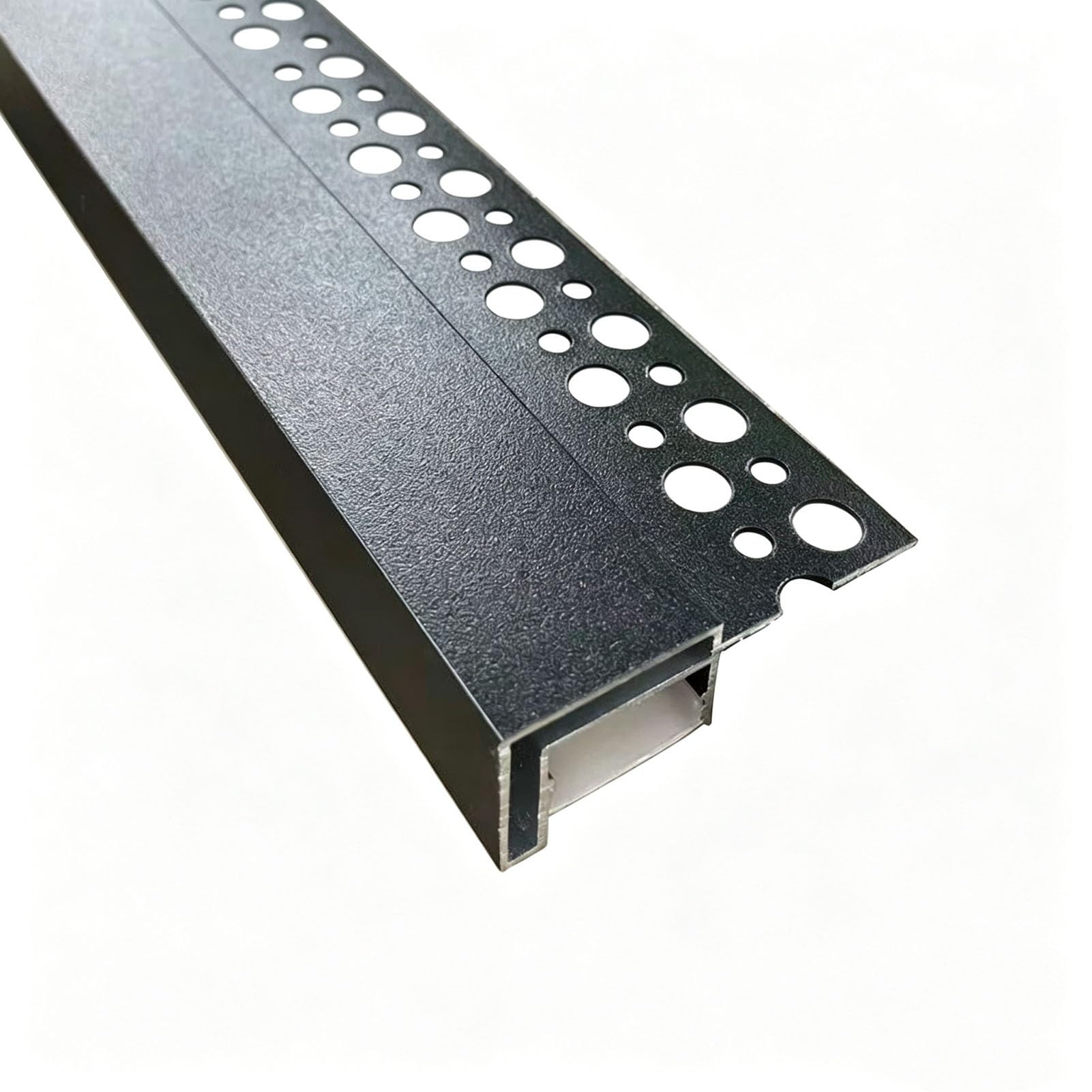 Wetterschenkel Tropfkantenprofil aus Aluminium mit LED-Lichtkanal
