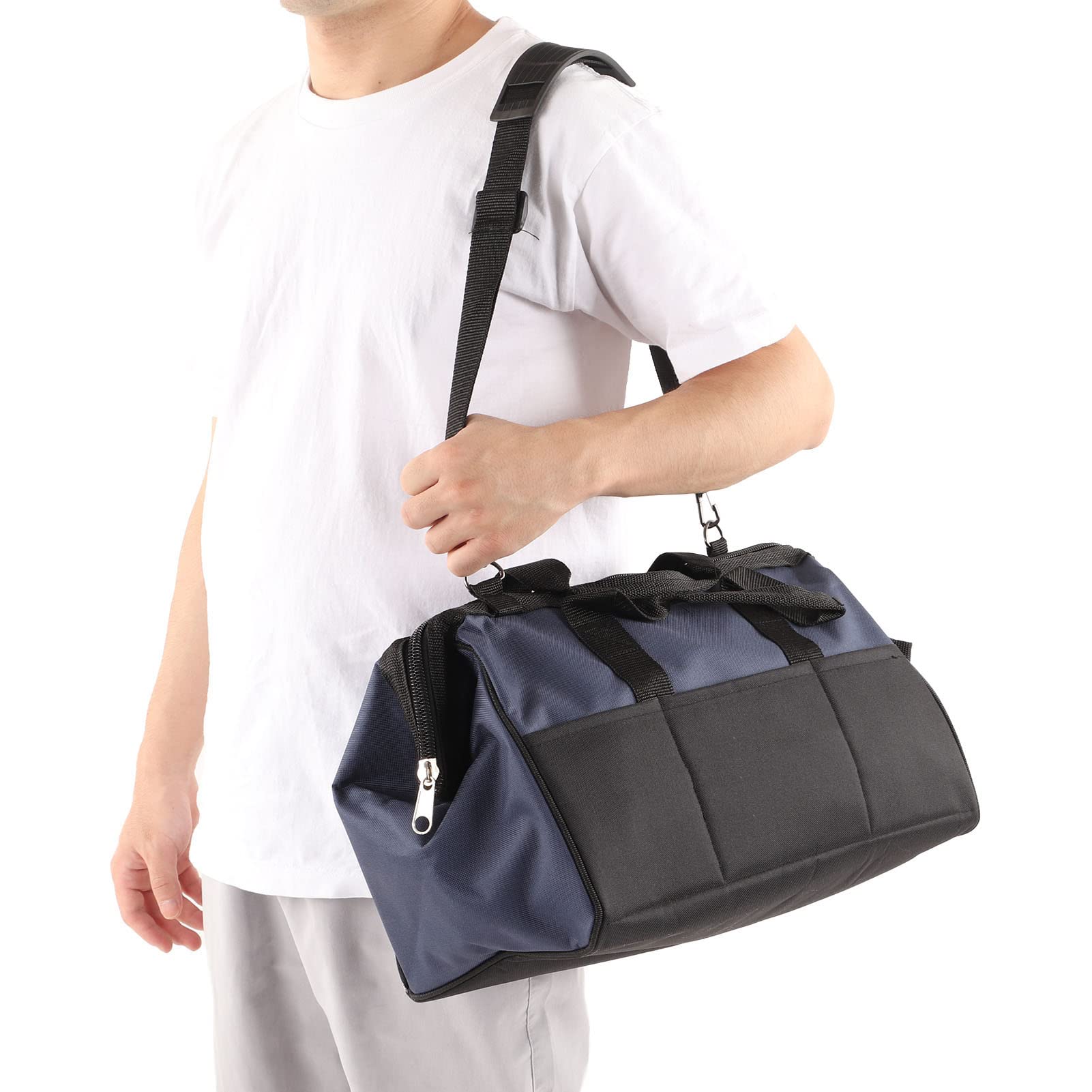 Bolsa De Bloqueo De Seguridad, Bolsa De Etiquetado Negra Bolsa De Bloqueo De Gran Capacidad Tela Oxford Impermeable Para Dispositivos De Bloqueo Industrial