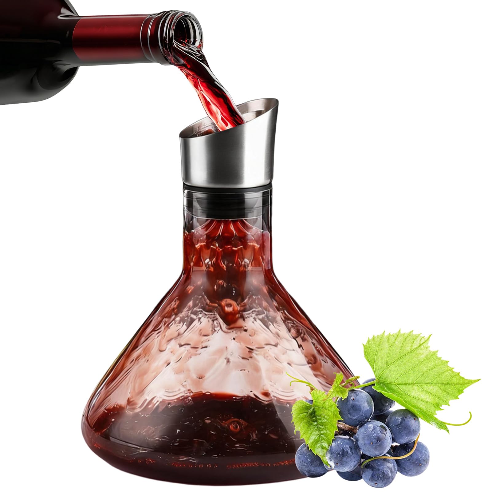Carafe à vin anti-goutte pour servir sans tache vos meilleurs rouges