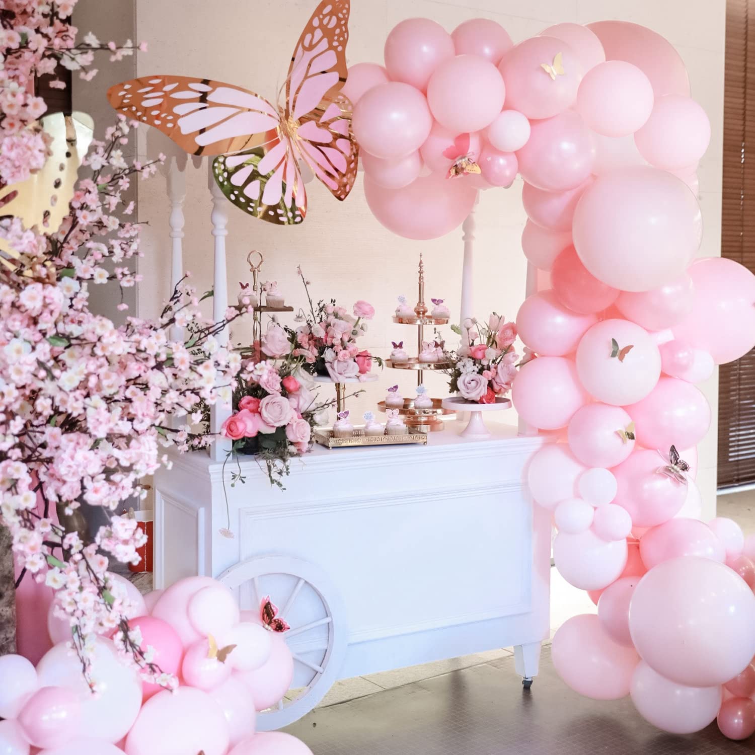 Amazon | Moukiween ピンク風船 100個パック パステルピンクバルーン
