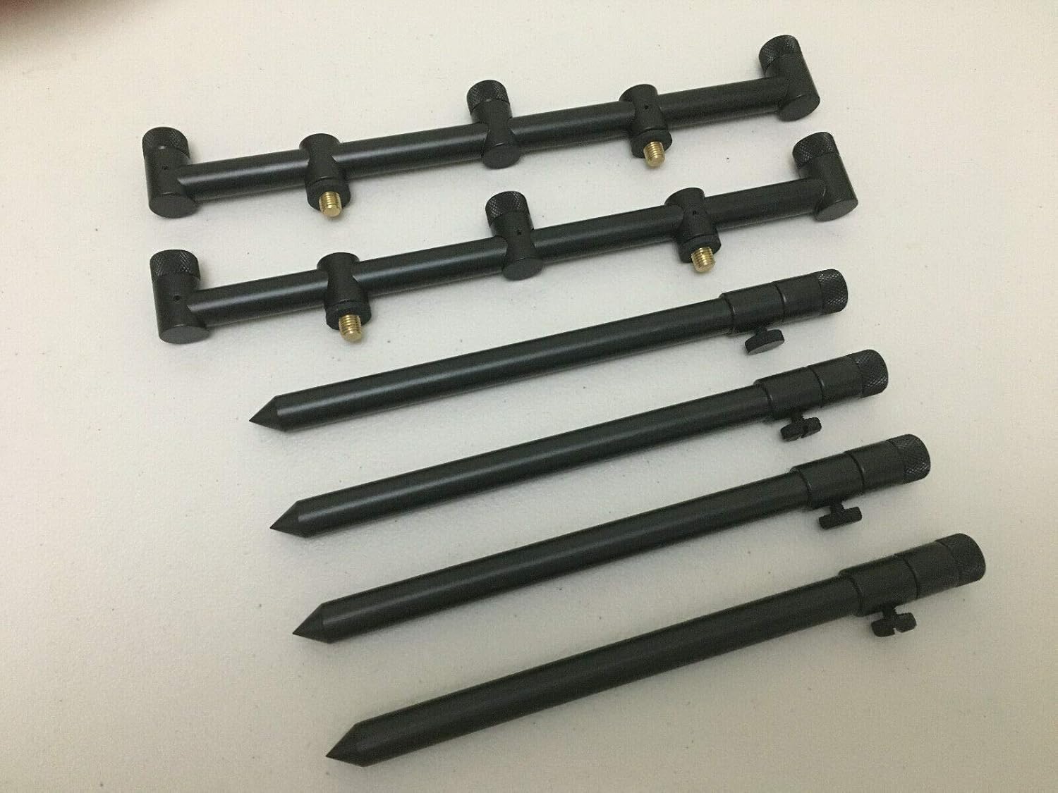 TMC 2 x 3 Rod Aluminium 30cm Buzz Bars & 4 x 2540 cm bank sticks