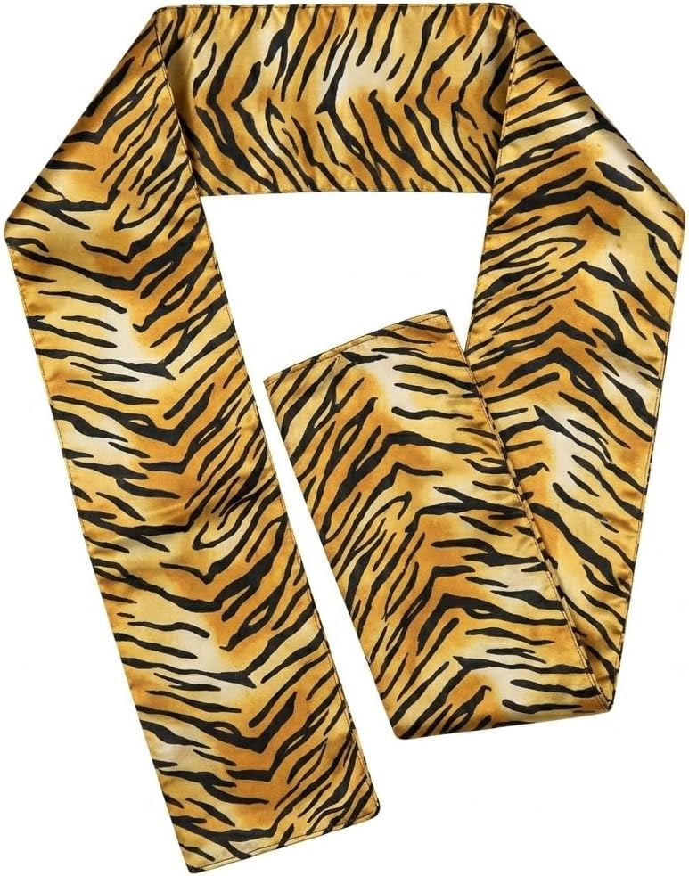 African Kente & Animal Print Scarf/Stole/Sash