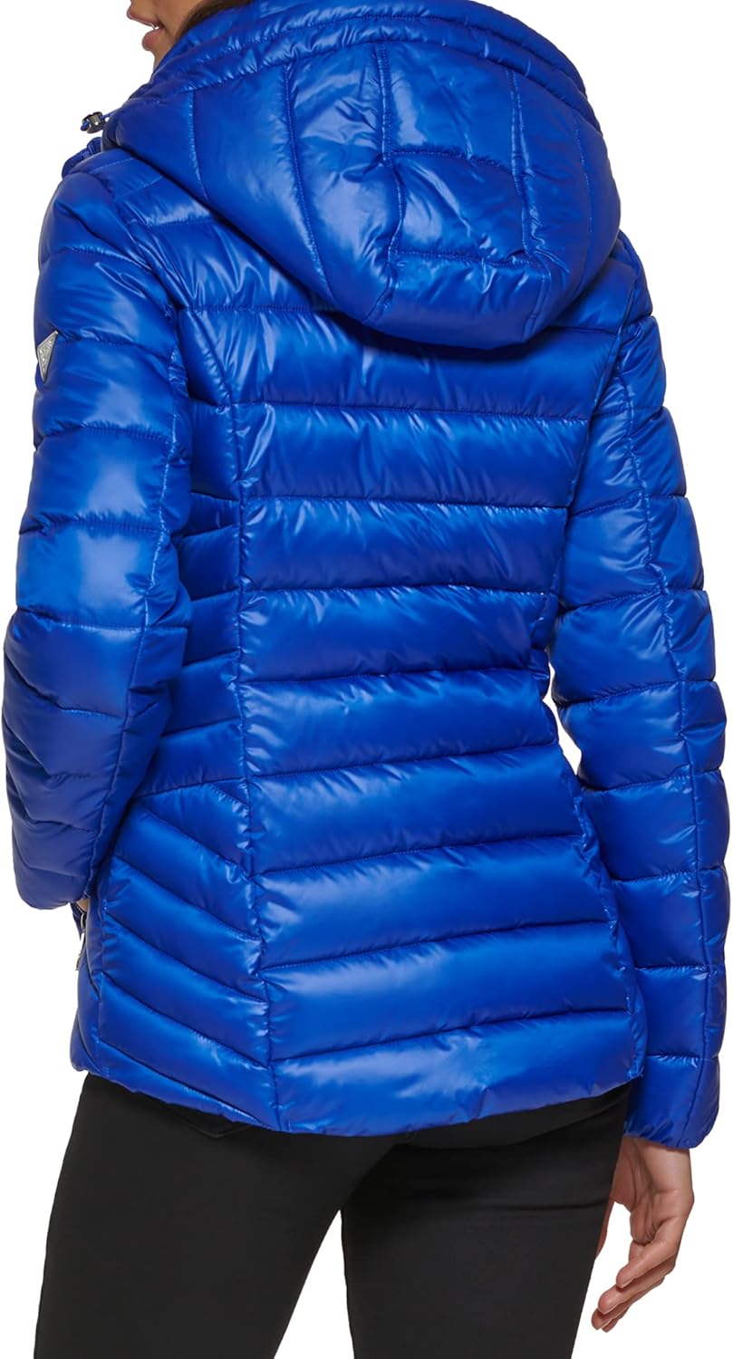 GUESS womens Fall Jackets for Women, Puffer Jacket, Quilted Jackets for Women - Image 4