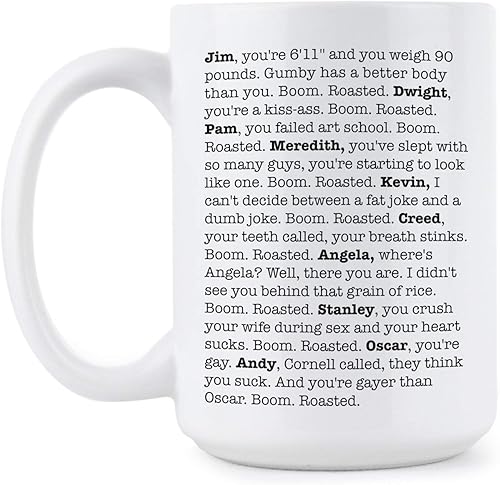 We Got Good Taza asada con diseño de The Office Boom - Taza de café asada con diseño de Michael Scott
