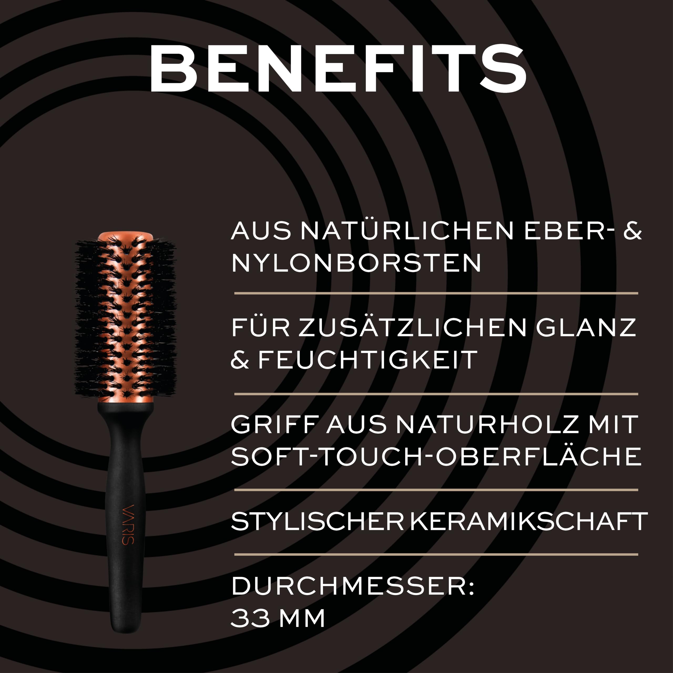 John Frieda Varis Frizz Ease Traumlocken Kit avantageux – Contenu : shampooing, 250 ml/après-shampoing, 250 ml/crème définissante bouclée, 150 ml/brosse à cheveux Varis Boar Brush – Inspiré des