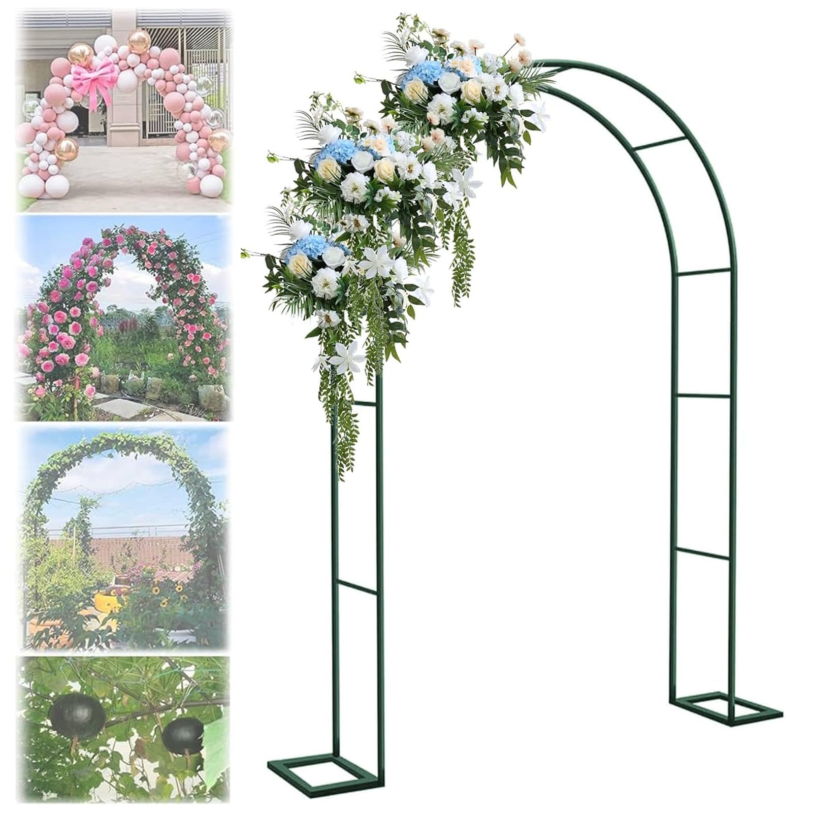 Arche de jardin en métal grand format pour dompter vos rosiers grimpants