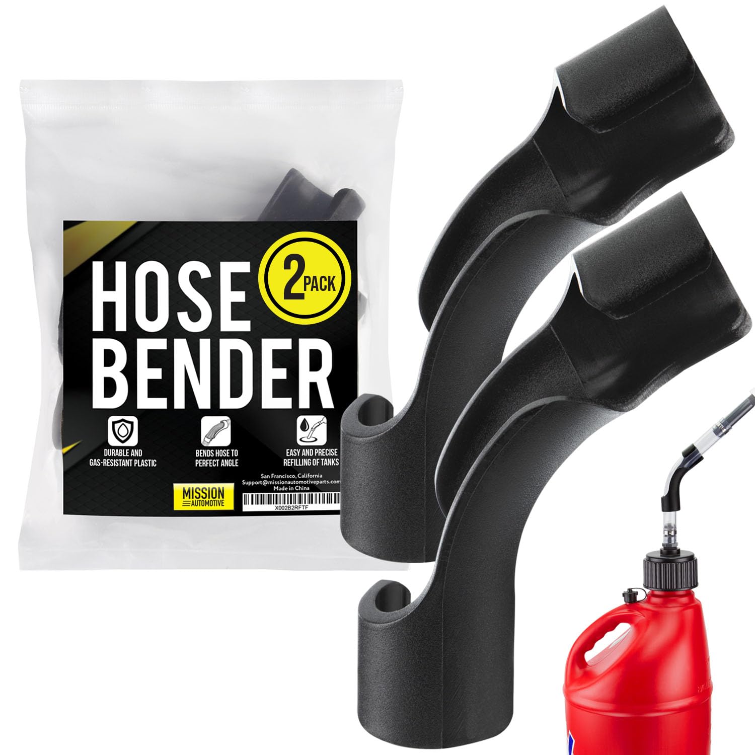 2 Pack Hose Bender for Racing Fuel Tanks, Utility Containers, Gas Cans