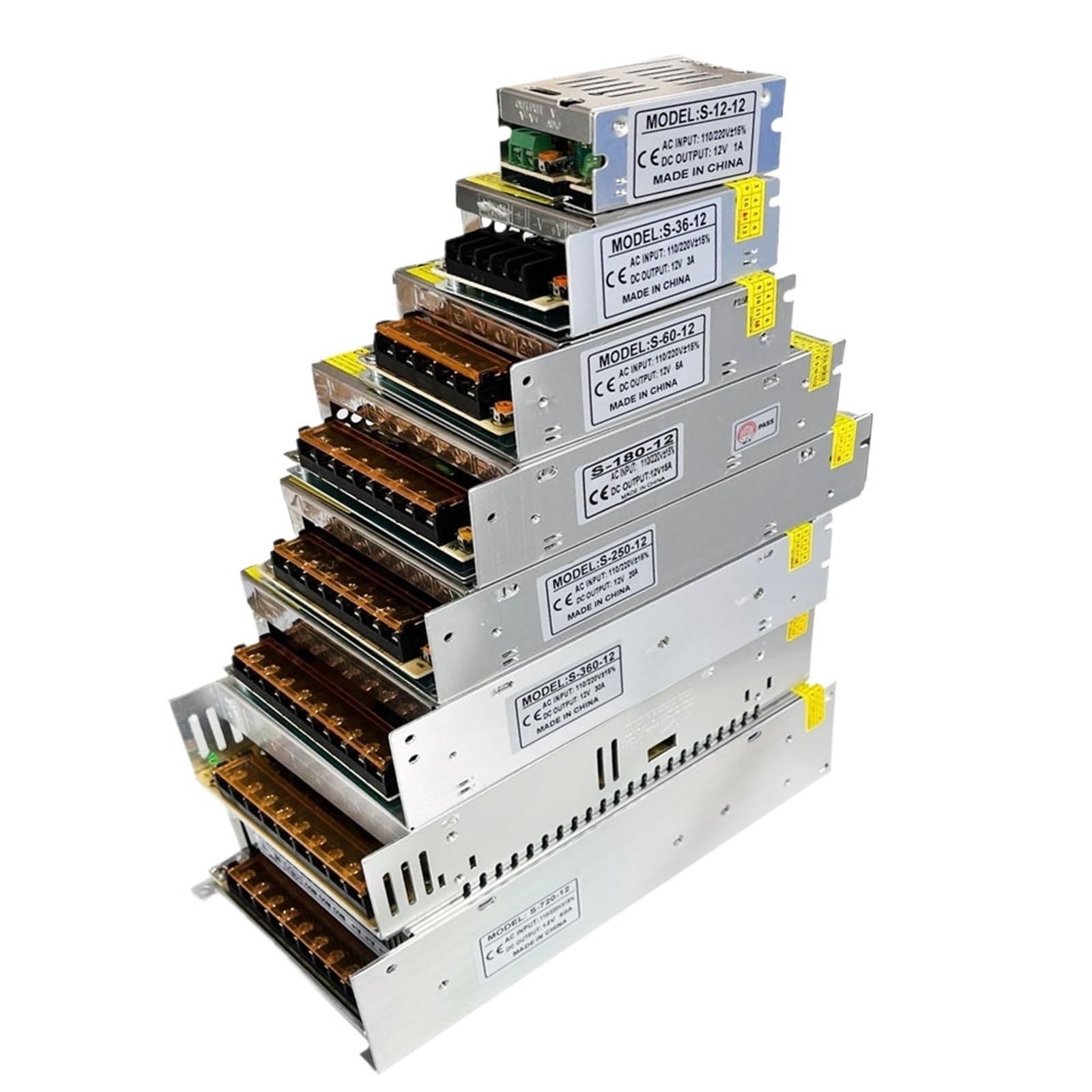 Adaptador de fuente de alimentación for tiras LED CA-CC 5-24 V a 5 V, 12 V, 24 V, 36 V, 1 A, 2 A, 3 A, 5 A, 10 A. Transformador de fuente de alimentación conmutada.(110 V,5V,2A)