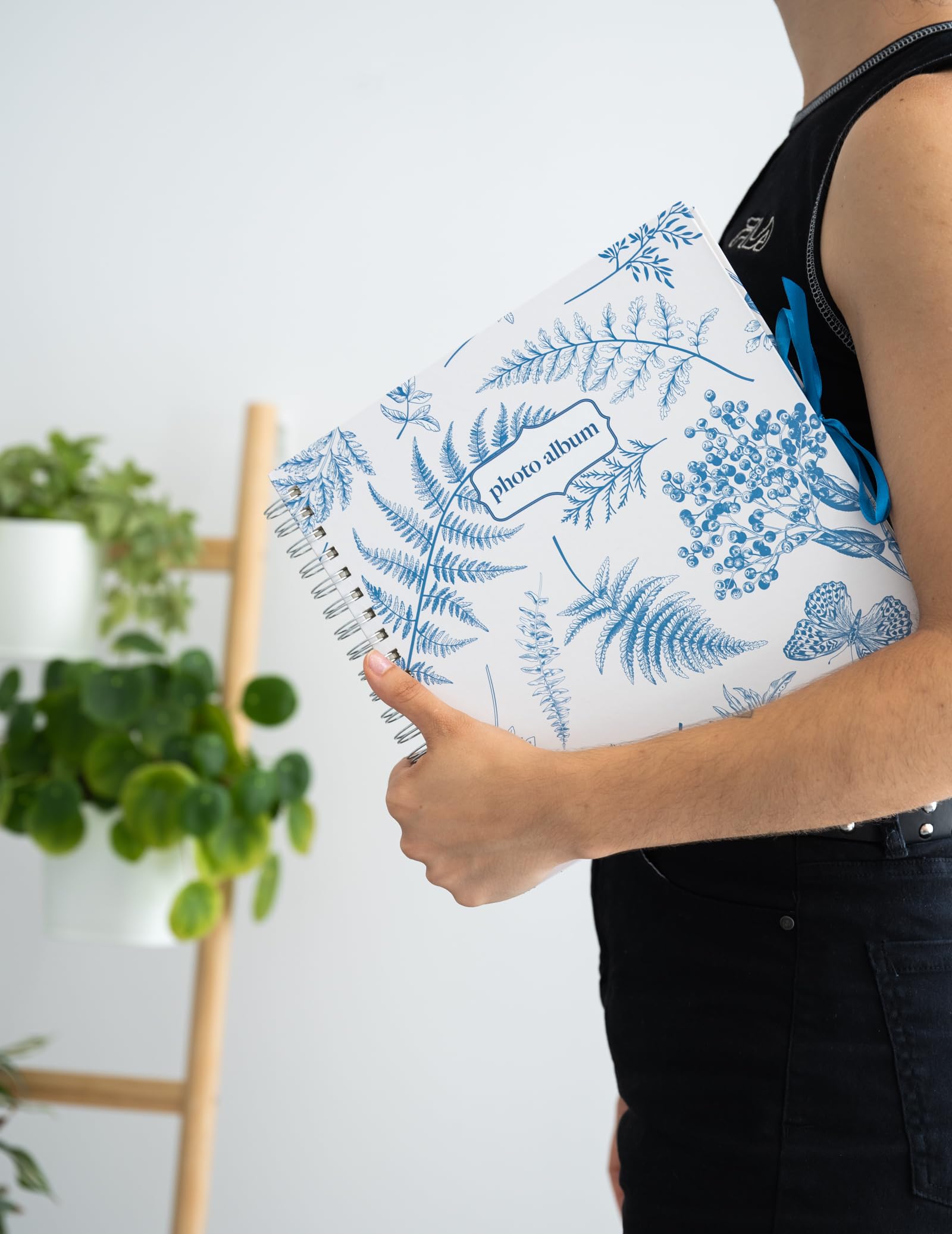 Grupo Erik Blue Nature Photo Album Scrapbook | 10.2 x 10.2 inches / 26 x 26 cm / 40 Pages | Hardcover | Friend Gifts | Photo Books For Memories | Cute Gifts