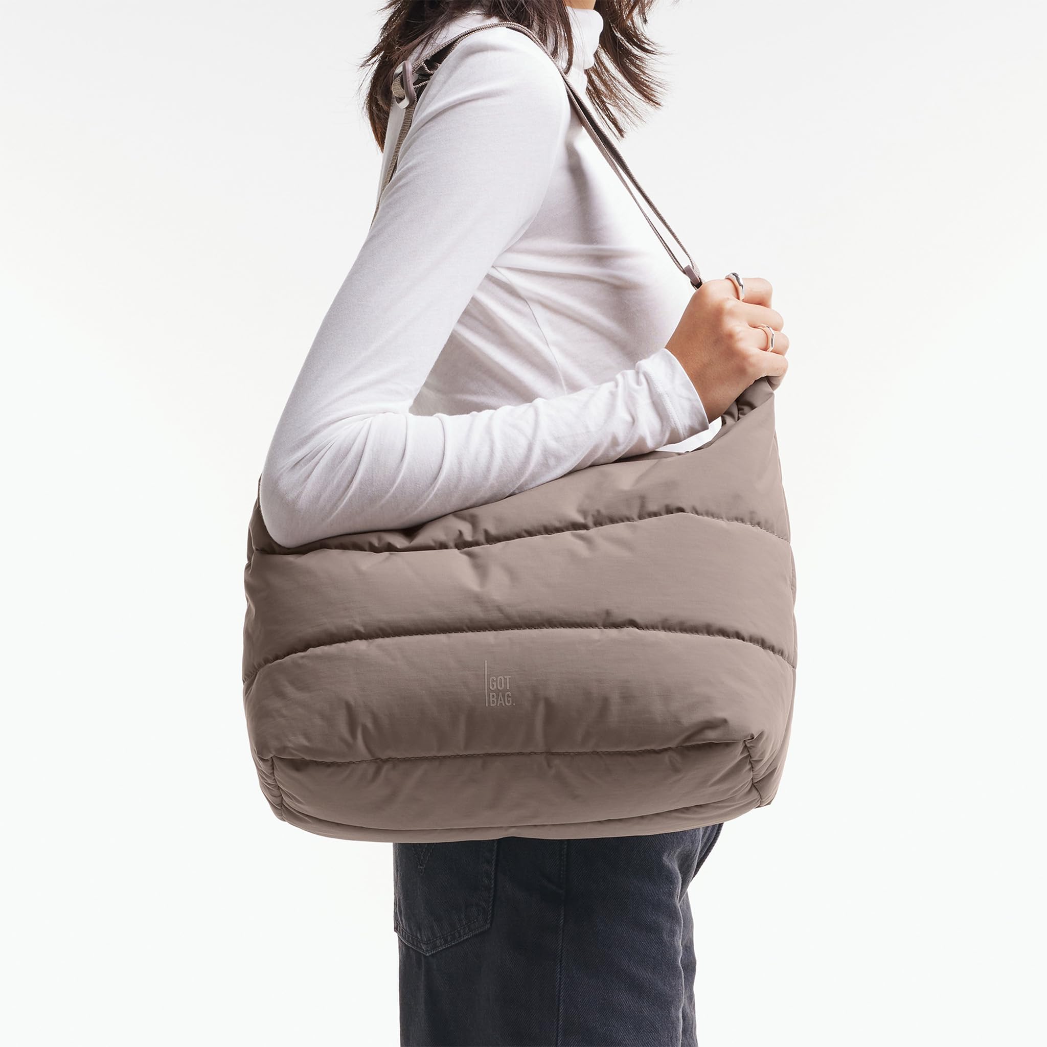 GOT BAG Schultertasche Puffer Square Bag | Umhängetasche mit 13" Laptopfach | Puffy Crossbody Bag mit verstellbarem Gurt