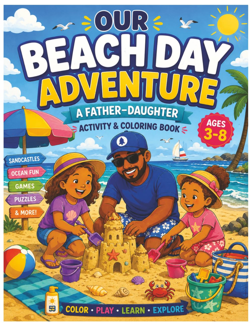 Our Beach Day Adventures: Father Dughter Beach Day Activities (Adventures with Dad)