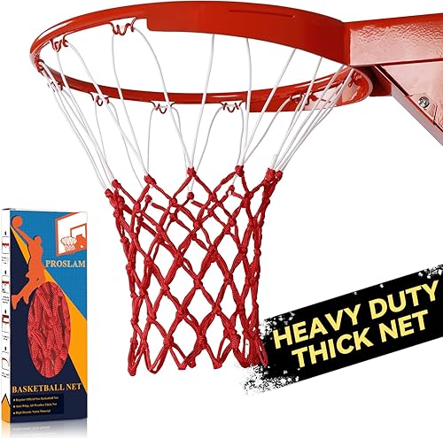 Malla para aro de baloncesto profesional de alta calidad y resistente, repuesto para aro estándar, 12 argollas, no se enreda, resistente a todos los