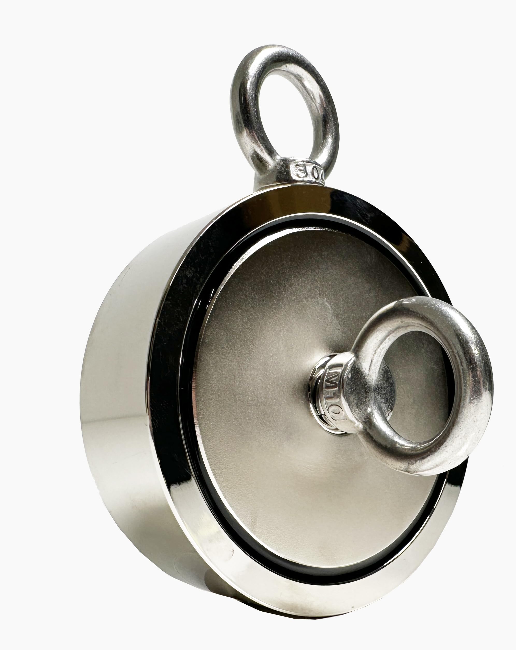 AIMANT NÉODYME BULLDOG DOUBLE FACE 800KG + CORDE RENFORCÉE 30M (8MM) + COLLE - Aimant Pêche Puissant - Pêche Magnétique